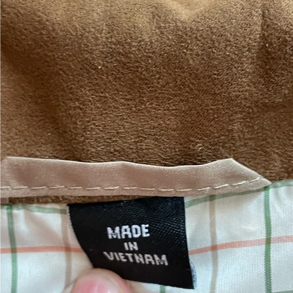 Barbour Downham Women's Quilted Tan Blazer with Brown Accents US Size 12 - Picture 10 of 16